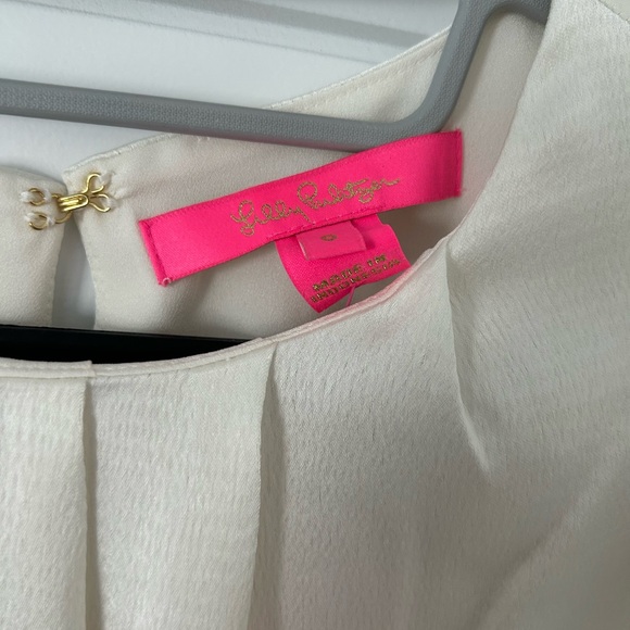 NWT Lilly Pulitzer blakelynn puff elbow sleeve top - Picture 3 of 6